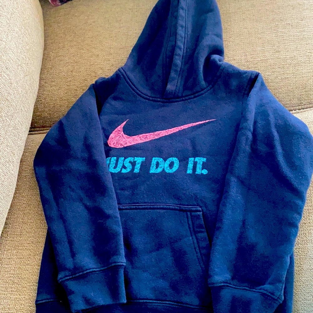 Nike girls navy hoodie Sweatshirt